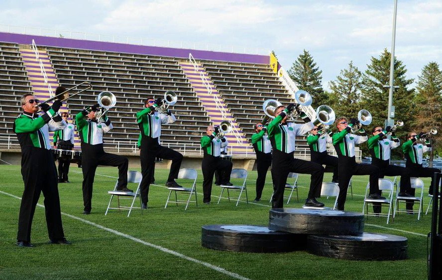  The 2022 hornline performs at DCI's Thunder of Drums in Mankato, MN 