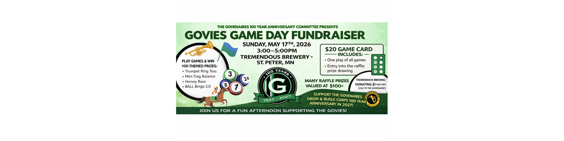 Govenaires Game Day!