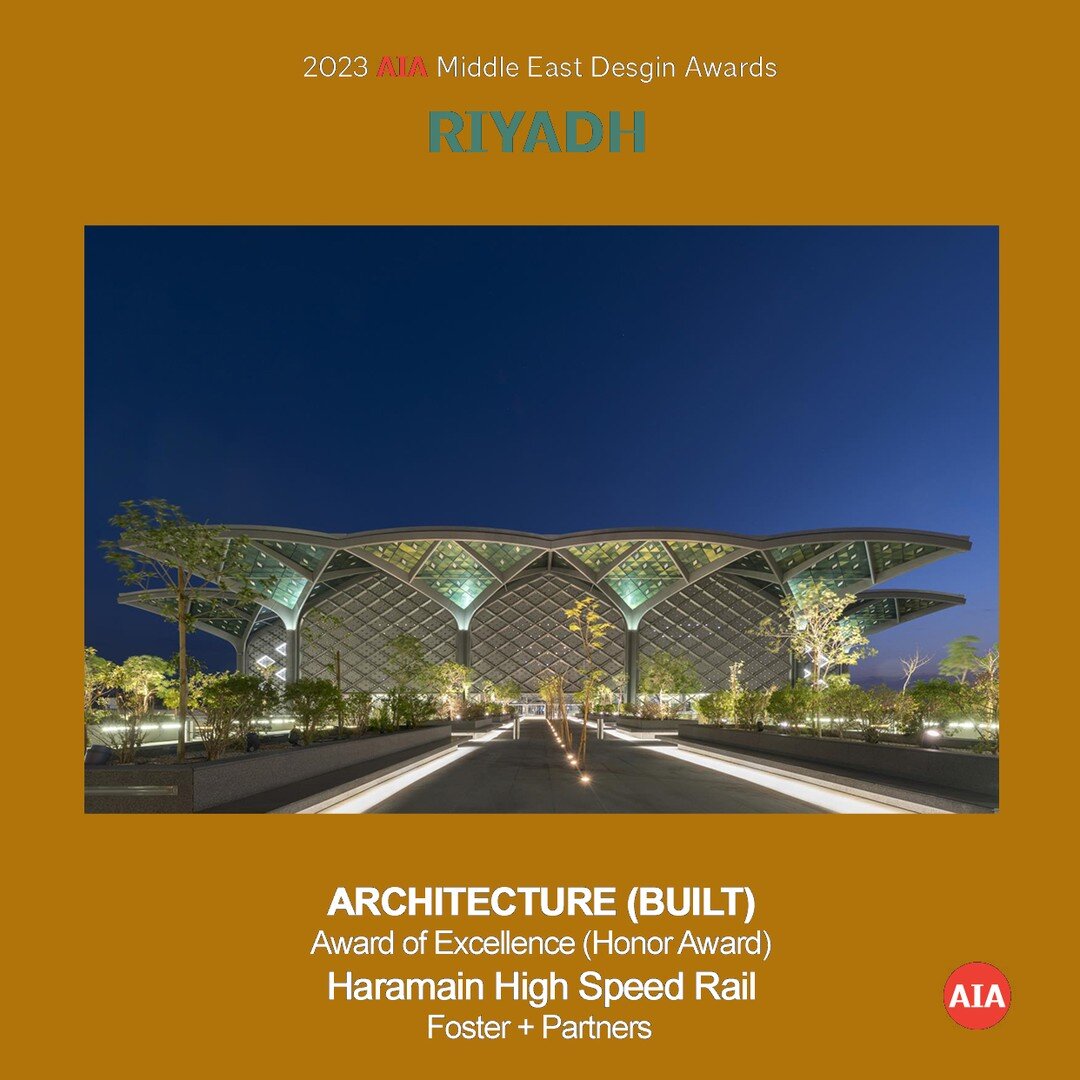 🏆We are thrilled to announce that the American Institute of Architects - Middle East Chapter have awarded the prestigious Architecture (built) Honor Award of Excellence for the year of 2023 to the incredibly innovative Foster+Partners in London🌟🎉
