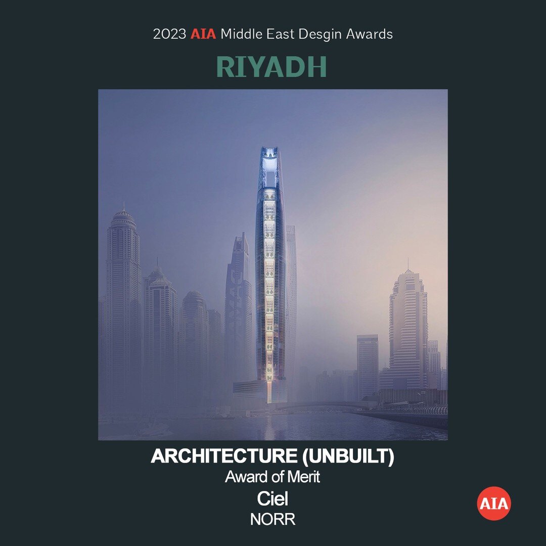 🏆We are thrilled to announce that the American Institute of Architects - Middle East Chapter have awarded the prestigious Architecture (Unbuilt) Award of Merit for the year of 2023 to the incredibly innovative NORR design team🌟🎉

This award is a t