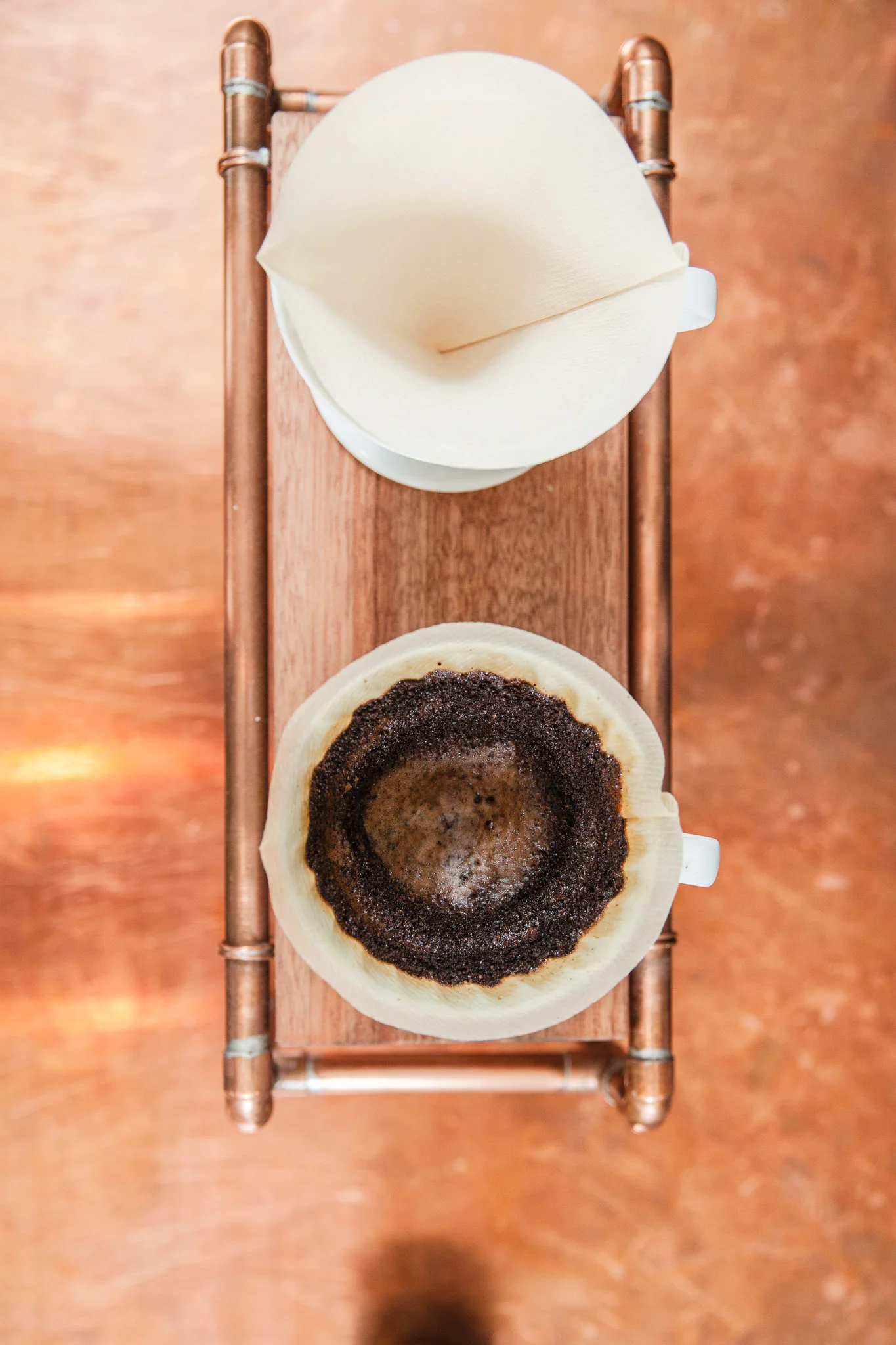 8. Total brew time from start to finish should be between 2.5–3 minutes.