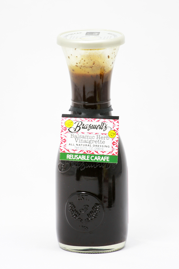  Braswell Carafe Dressing, Balsamic Herb, All Natural