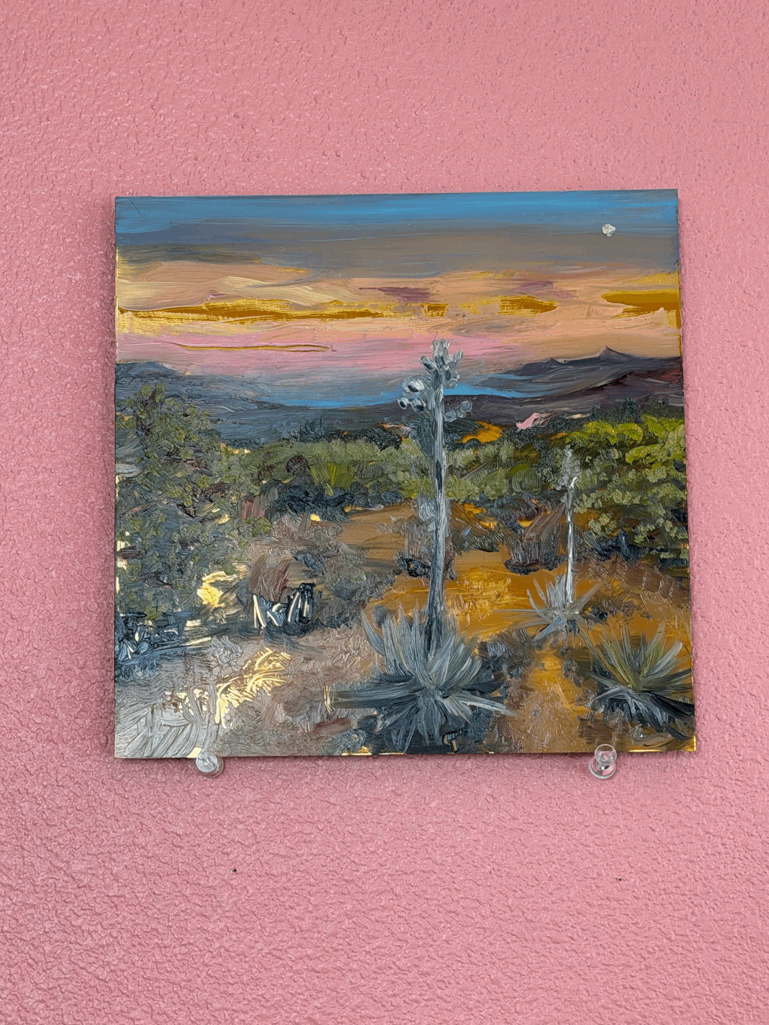 Gold Mirror Landscape