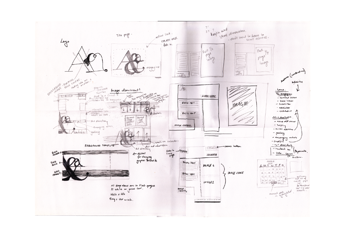 Navigation wireframes (2011)
