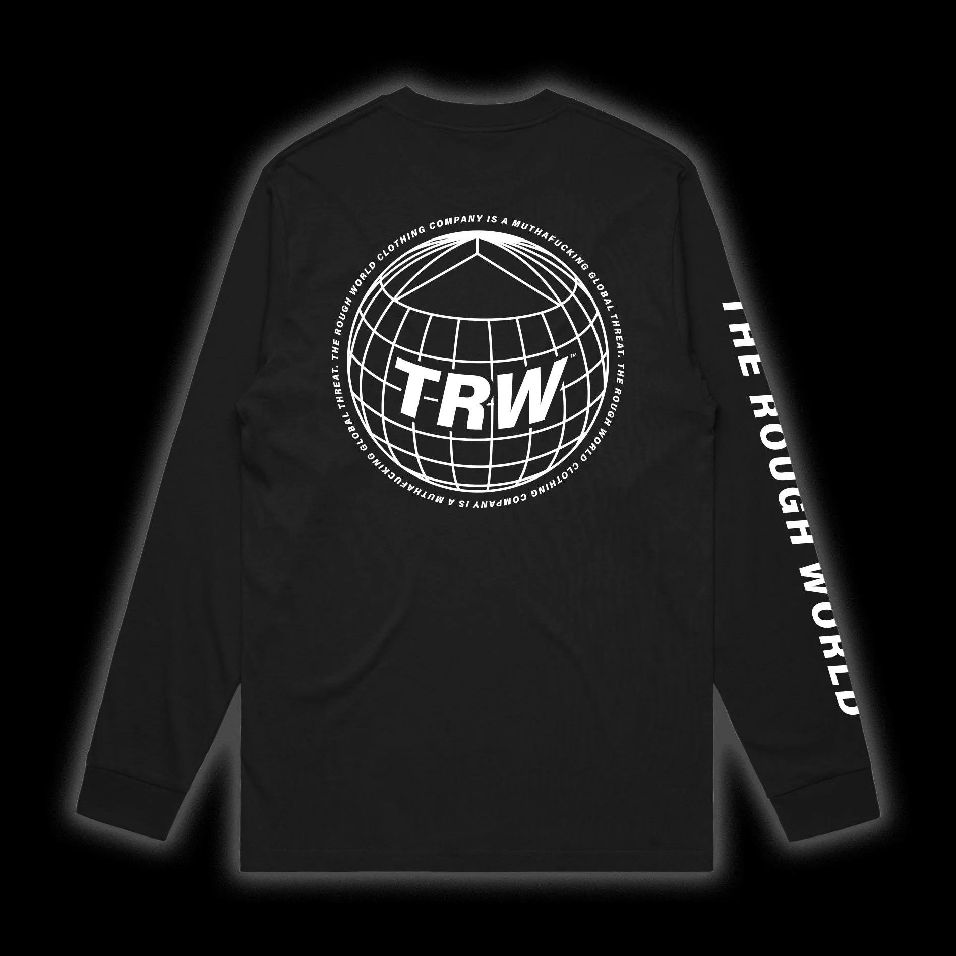 TRW Globe_Black LS Tee_Back_Black BG.jpg