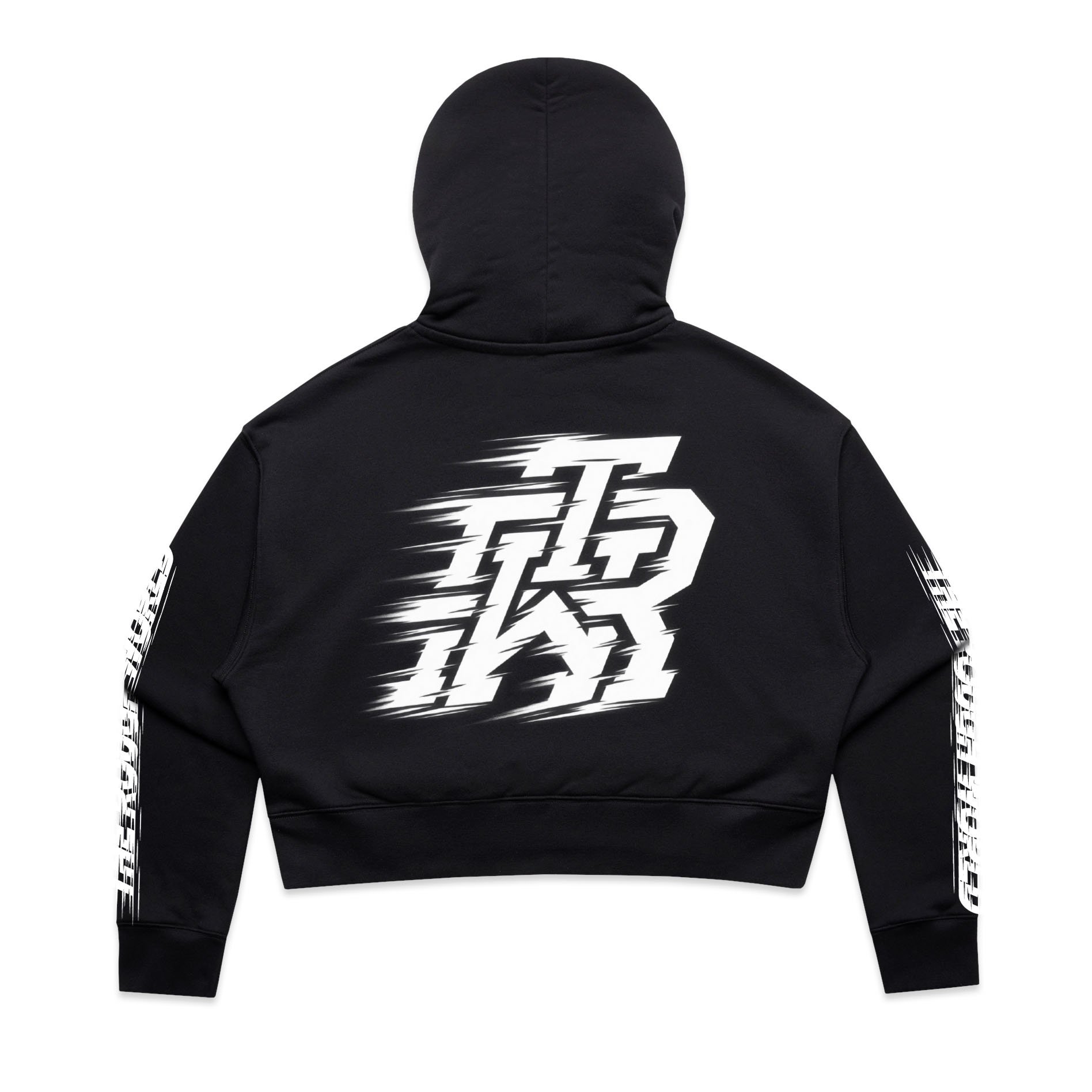 Distorted Crop Hoodie_Back_Black.jpg