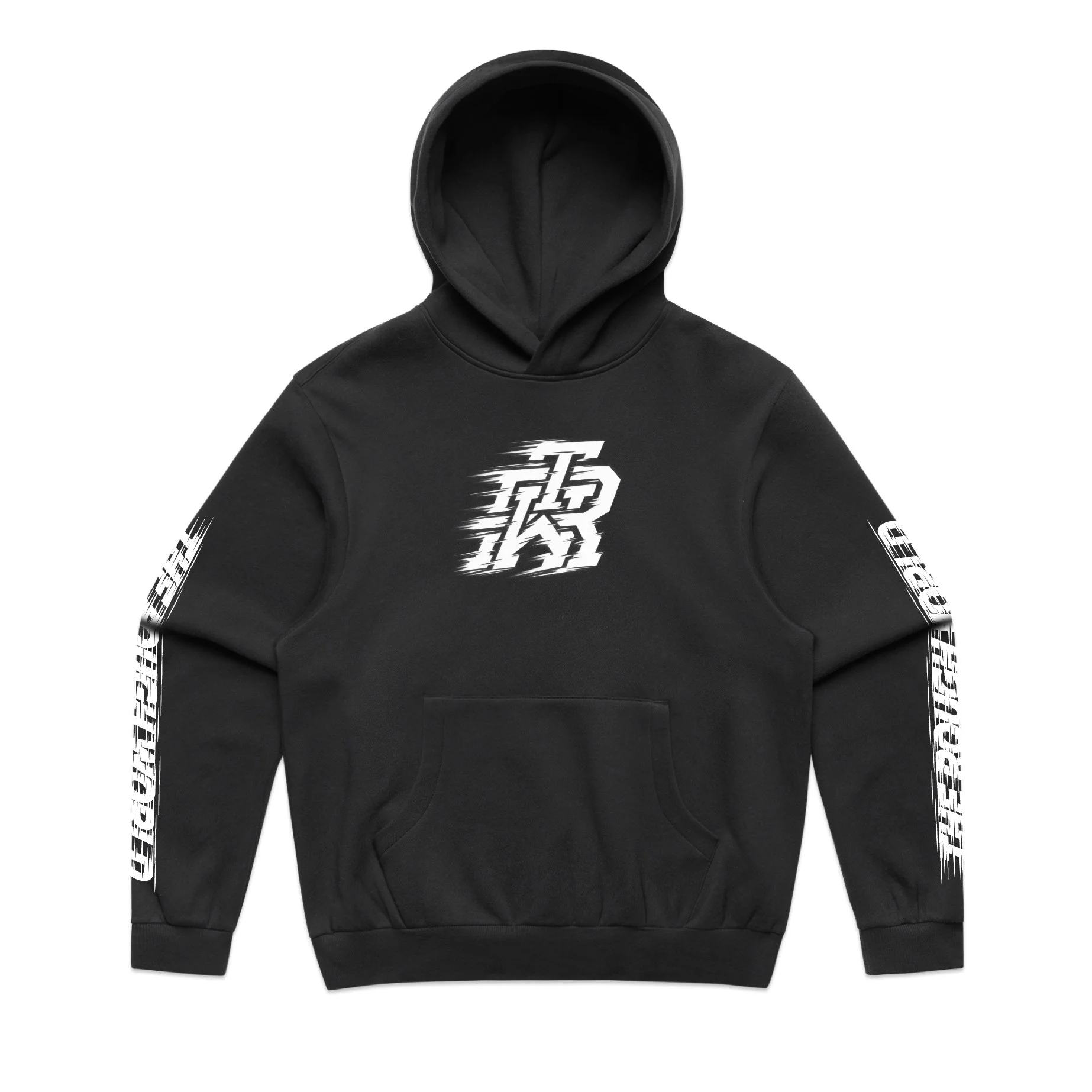 Distorted Hoodie_Front_Black.jpg