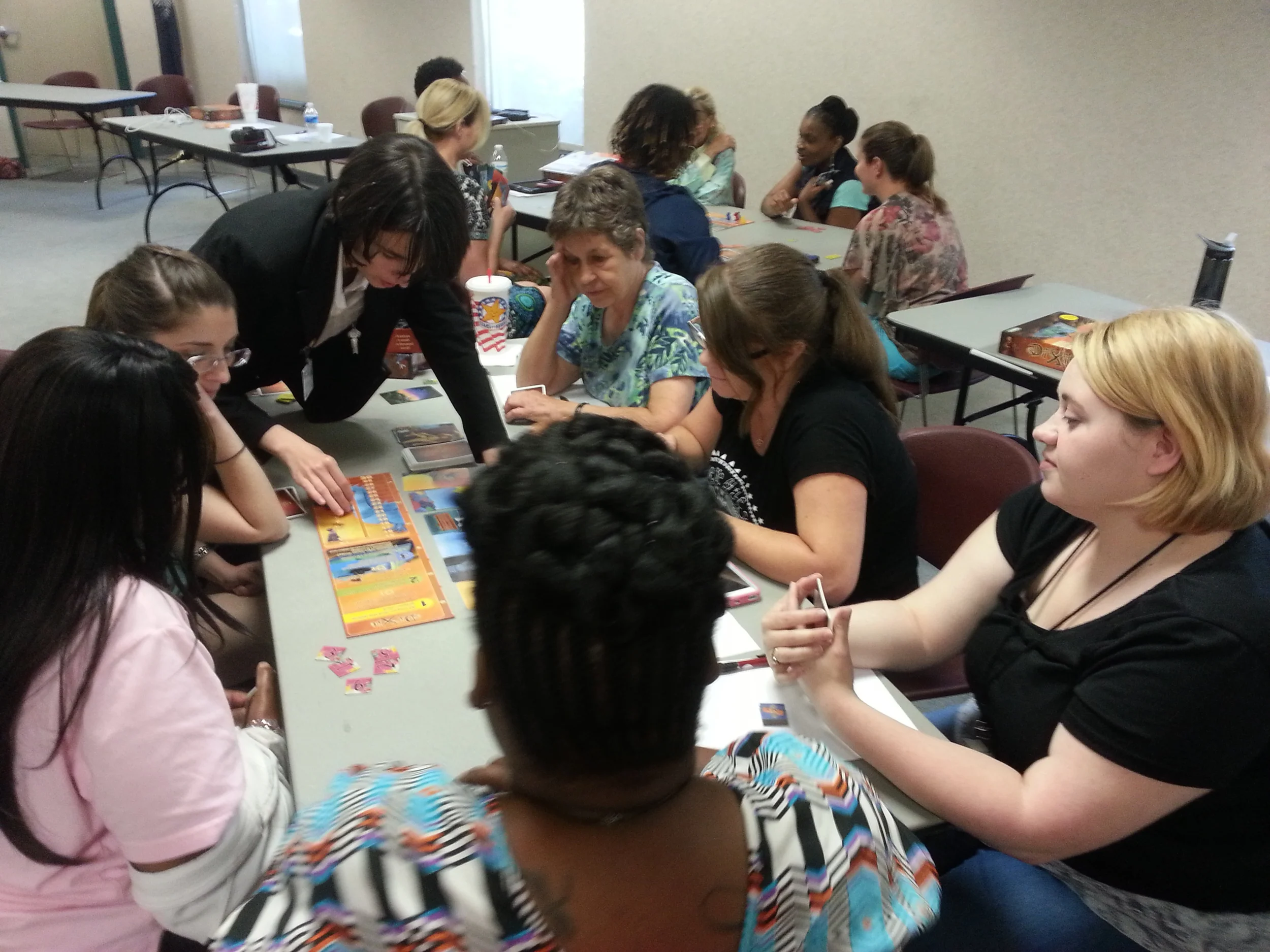 Teaching Dixit to Library staff at the Georgetown County Library in-service day.
