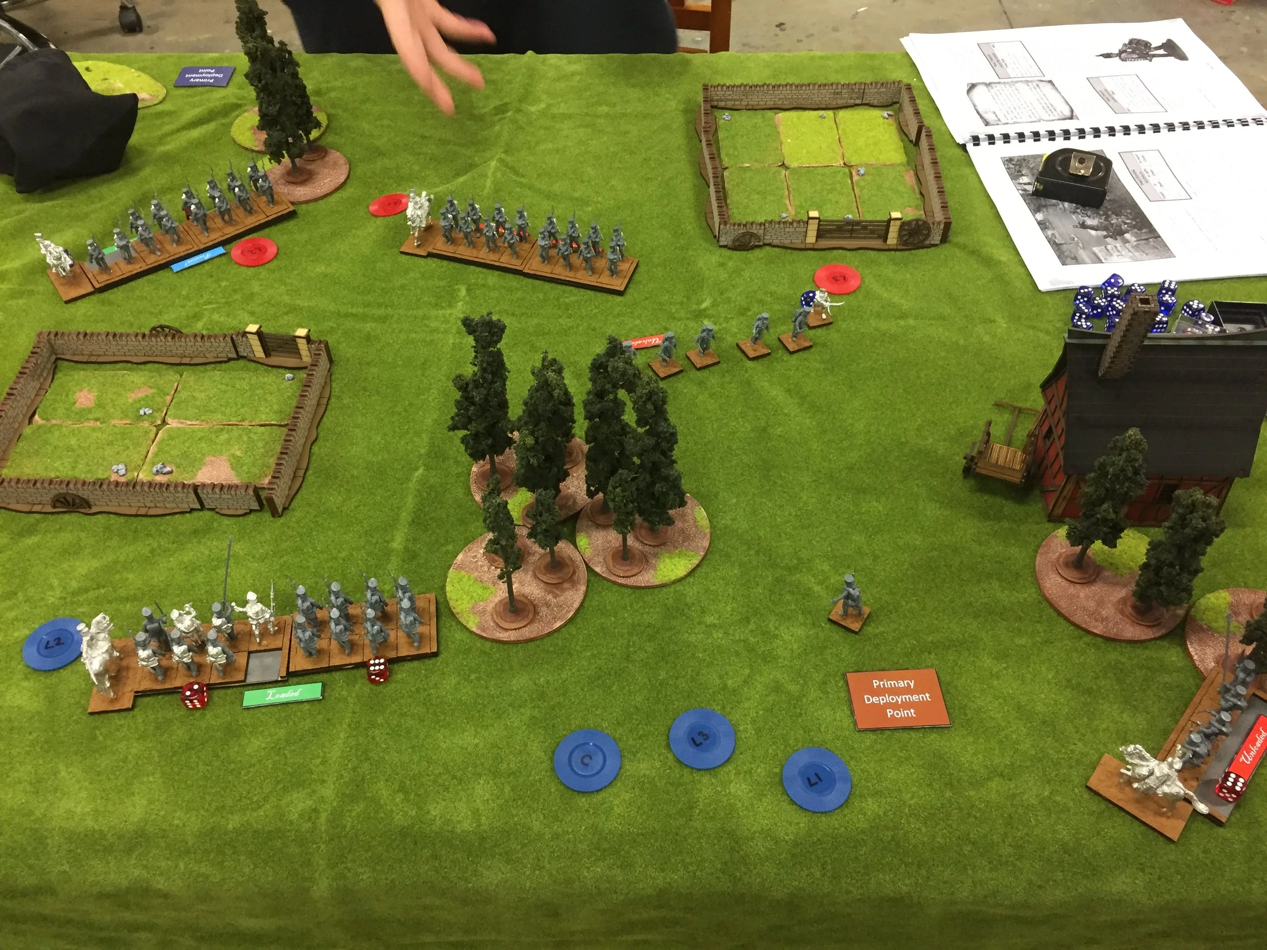 The British flank has collapsed, the end is near...