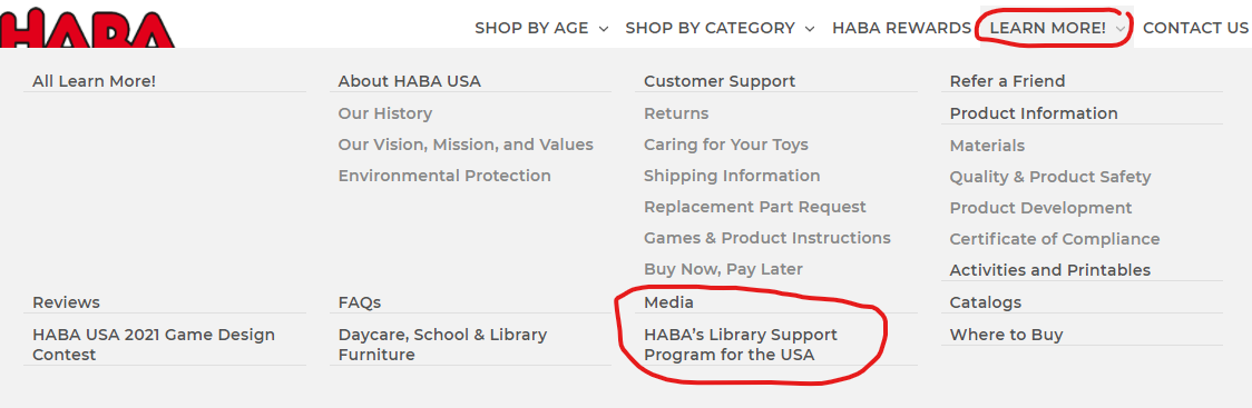 HABAs Library support program.png