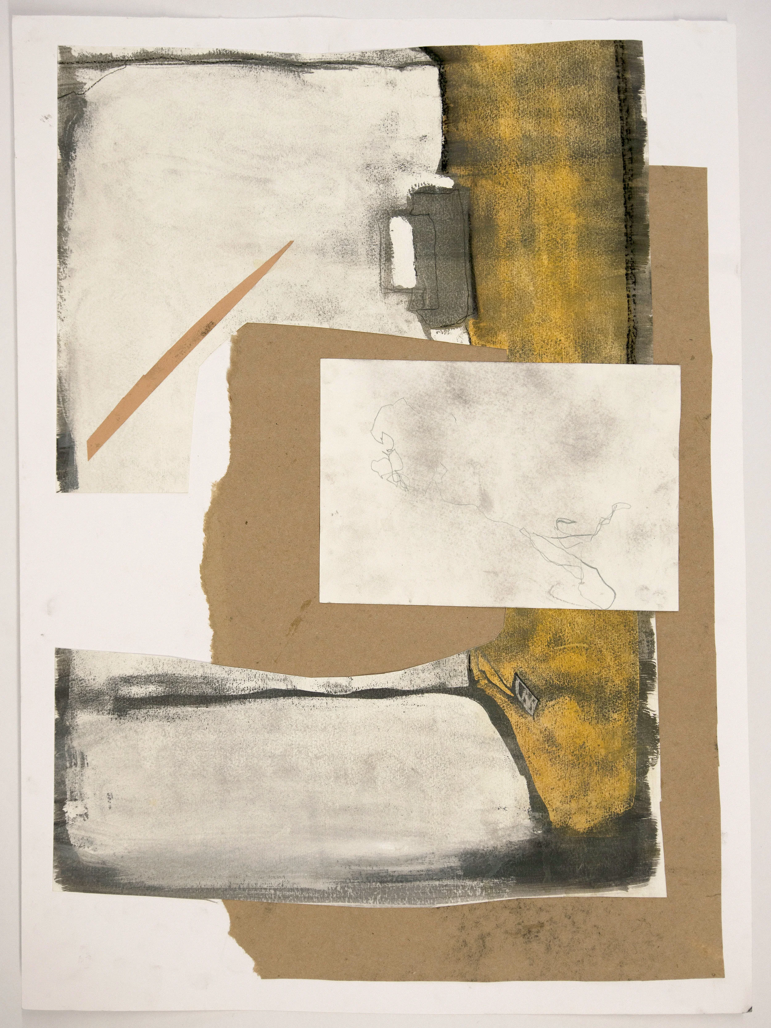 2017 gouache and charcoal on paper 24" x 18"