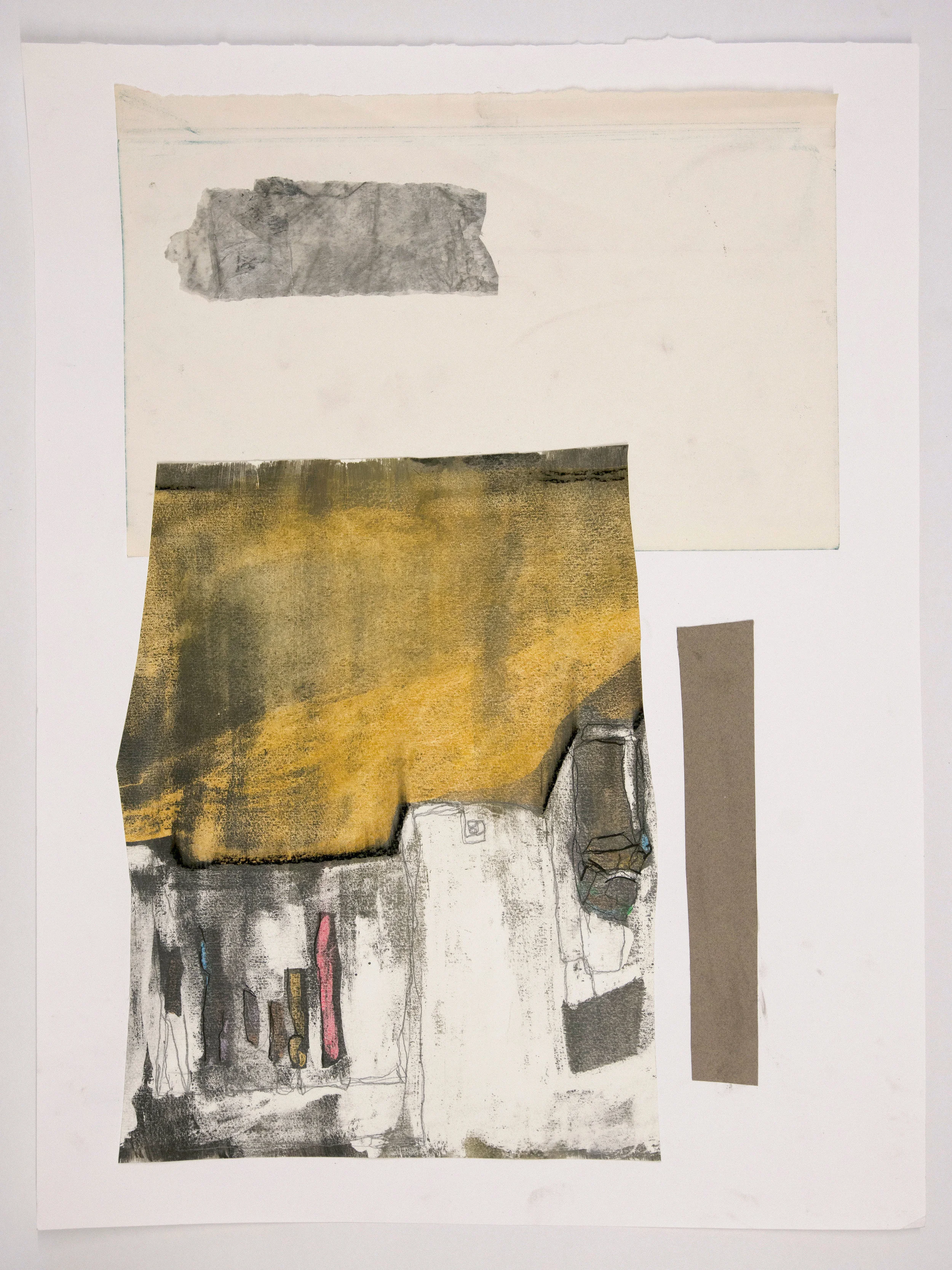 2017 gouache and charcoal on paper 24" x 18"