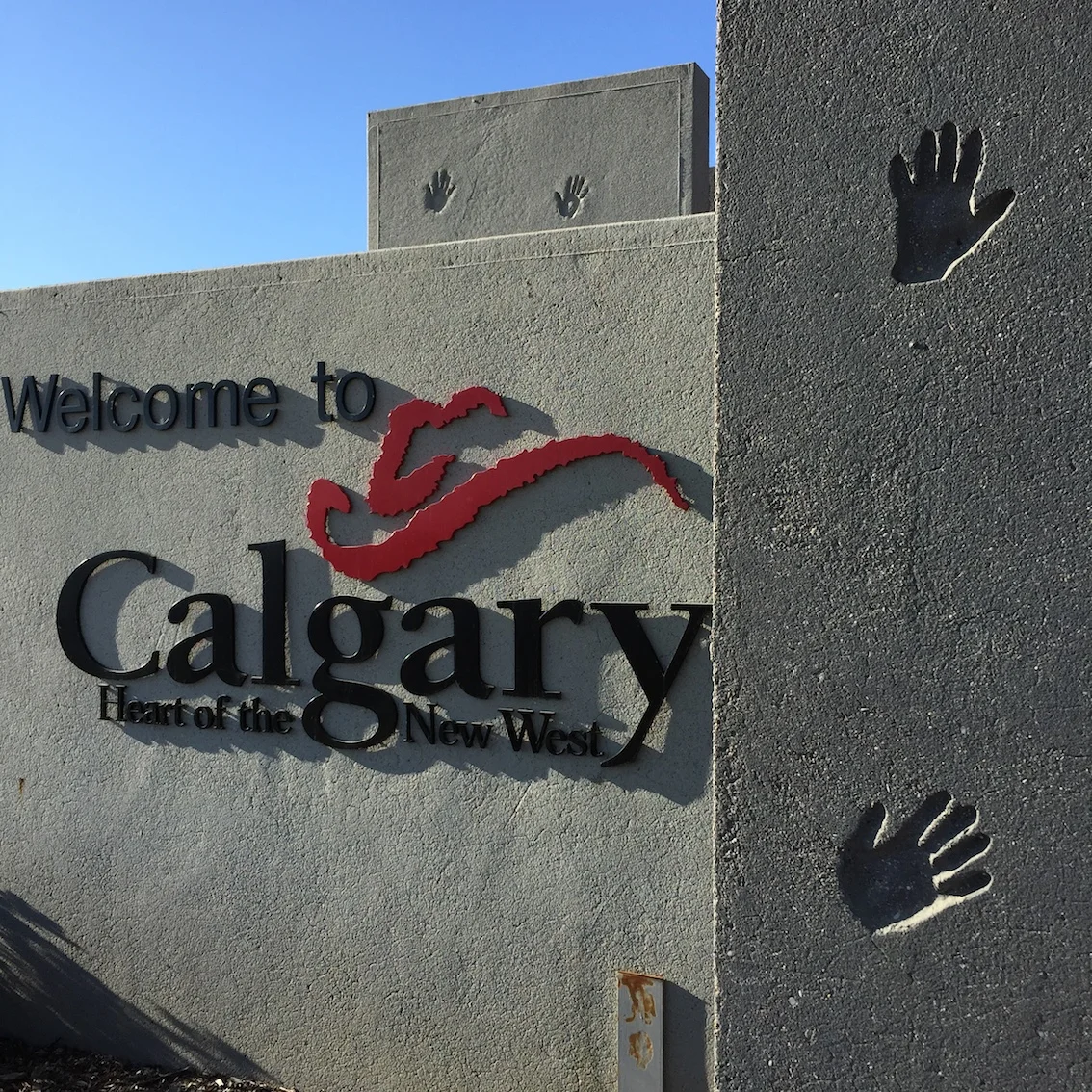 I found this sign a bit creepy. Hand fossils of the last humans struggling to survive at the mercy of greedy and out of control fossil fuel and petrochemical industries.