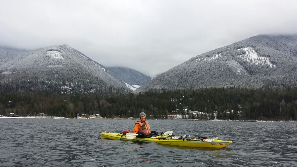 Kayaking Kootenay Lake, www.routesofchange.org.jpg