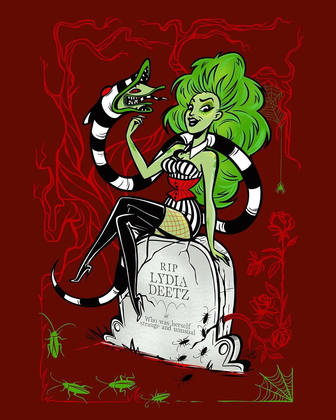 I love drawing sweet girls but drawing a villain every now and then is also pretty fun! &lsquo;Scarabelle&rsquo;, my first drawing since the Toy Story commission and the French holiday break&hellip; I thought I&rsquo;d re-visit an old sketch from 201