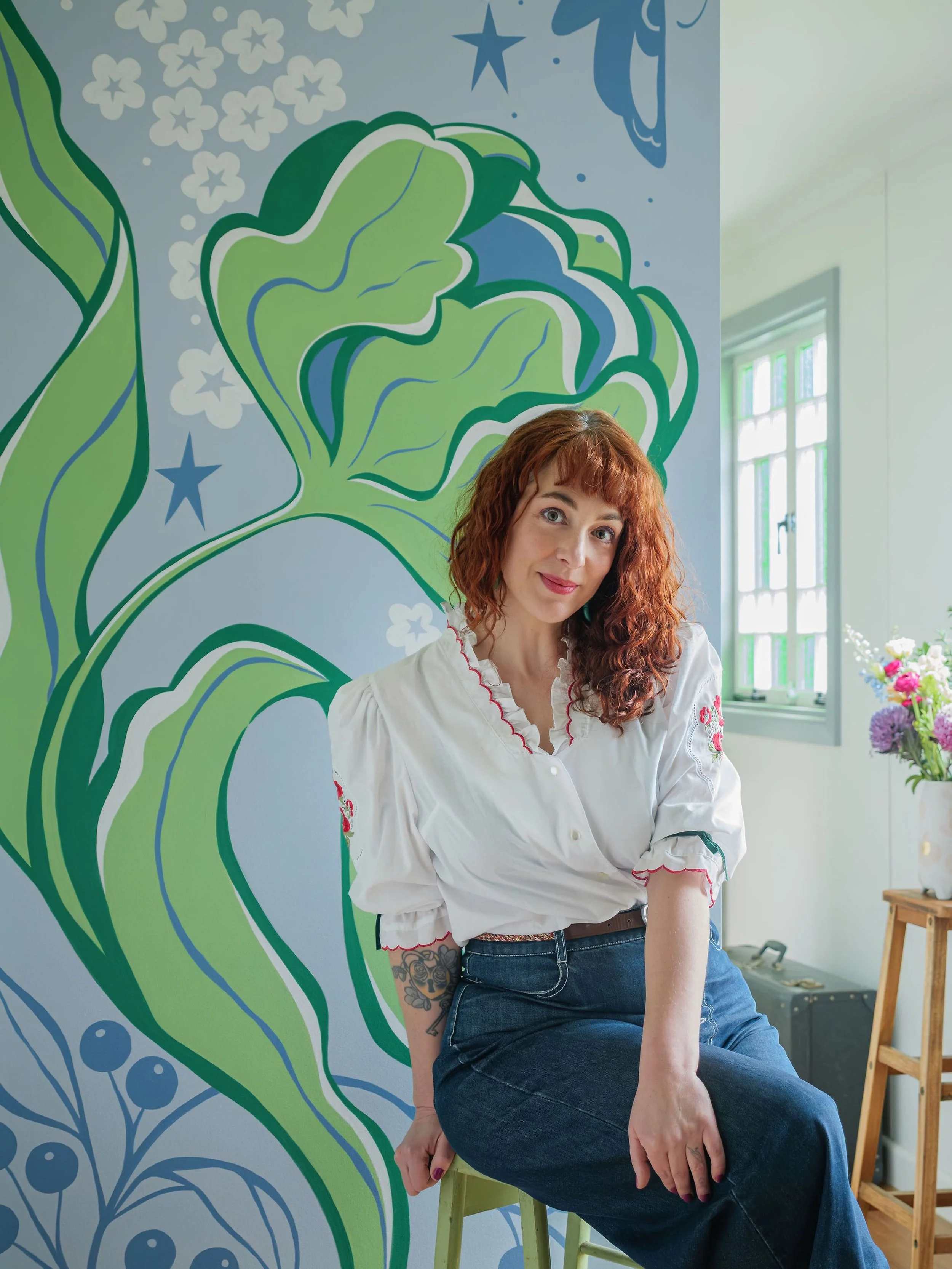 My favourite pic from my recent shoot with @katehansenphotography . 

The current mural commission has been all consuming and I&rsquo;ve not drawn anything new in what feels like a very long time. My many unfinished sketches are starting to nag me, I