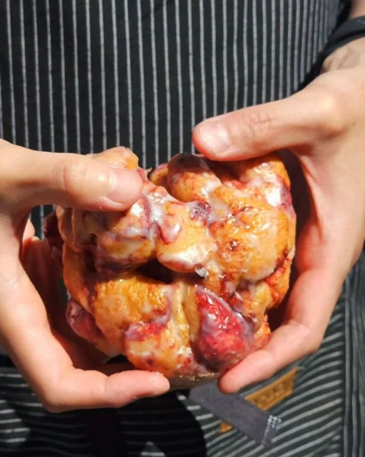 If you're looking for some brain food, why not give the Raspberry Fritter a try? 🤔 🧠 Nice and sweet with a little tartness to round out a STUPENDOUS addition to the cabinet 🎉🥳

Tuesday
📍St. Peters CLOSED
📍Camperdown 8am-4pm

Or grab cheaper del