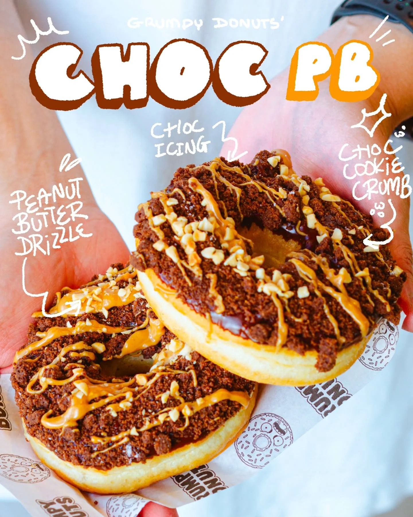 ๐๐ฅ NEW SPECIALS ๐ฅ๐
Take it all in. Choc PB and Strawberry Jam. For your eating and looking enjoyment...
If I had it my way, every special would be some choc/pb variation because it's the best combo ever. And yes, I will die on that hill ๐‍