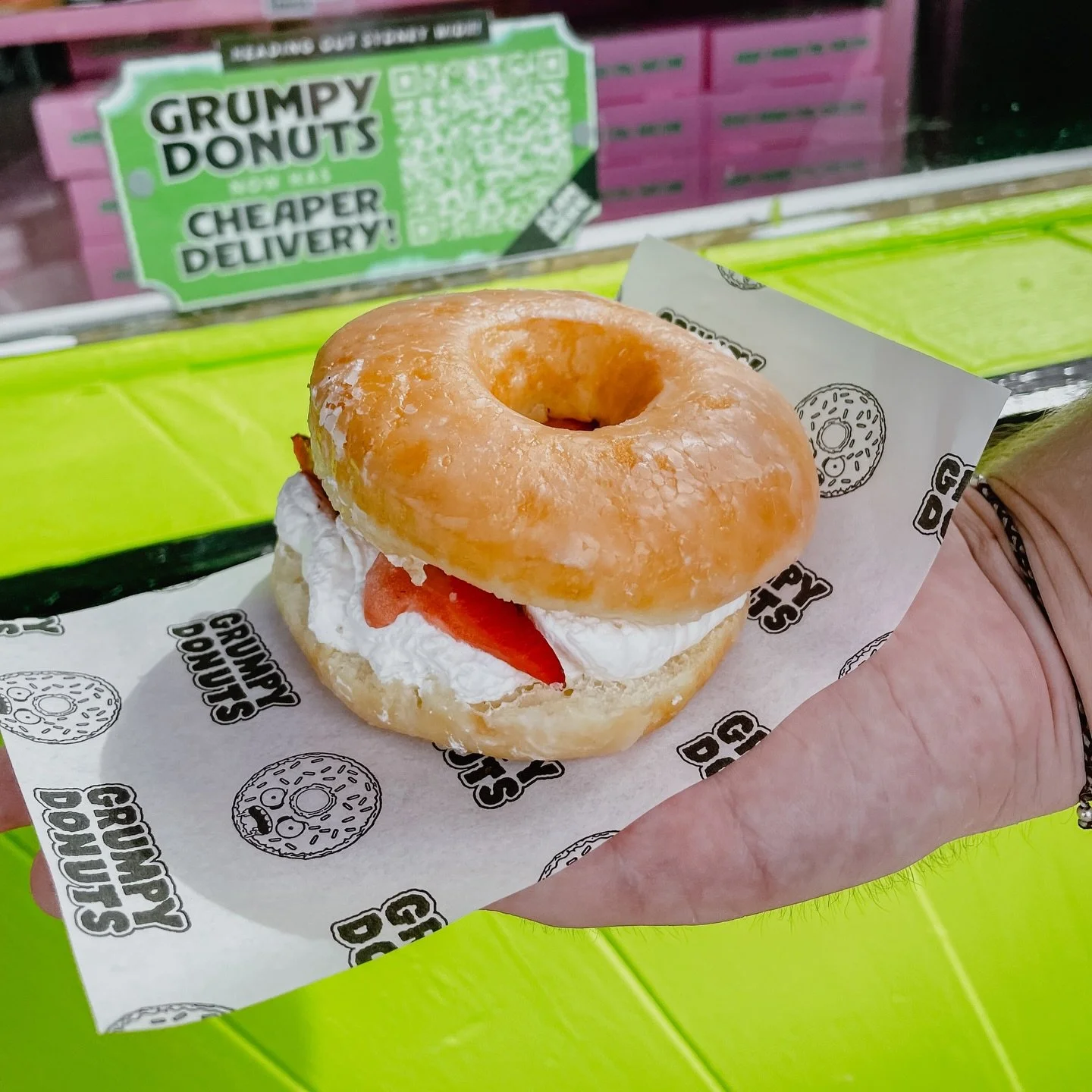 Basically a fruit salad.
Strawberries &amp; Cream and Blueberry Crunch are here.