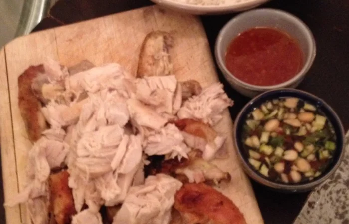 Thai-style roast chicken - sort of gai yang 