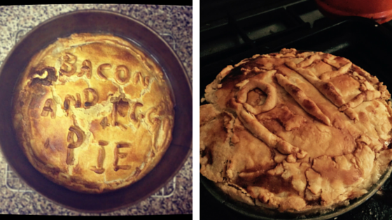 Jassy's bacon & egg pie