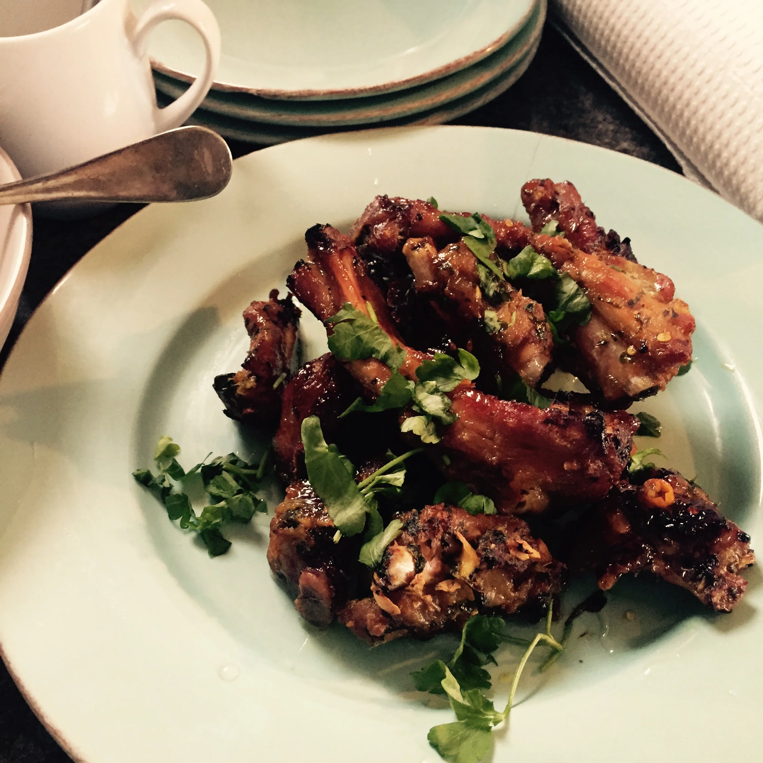 Thai-style pork ribs