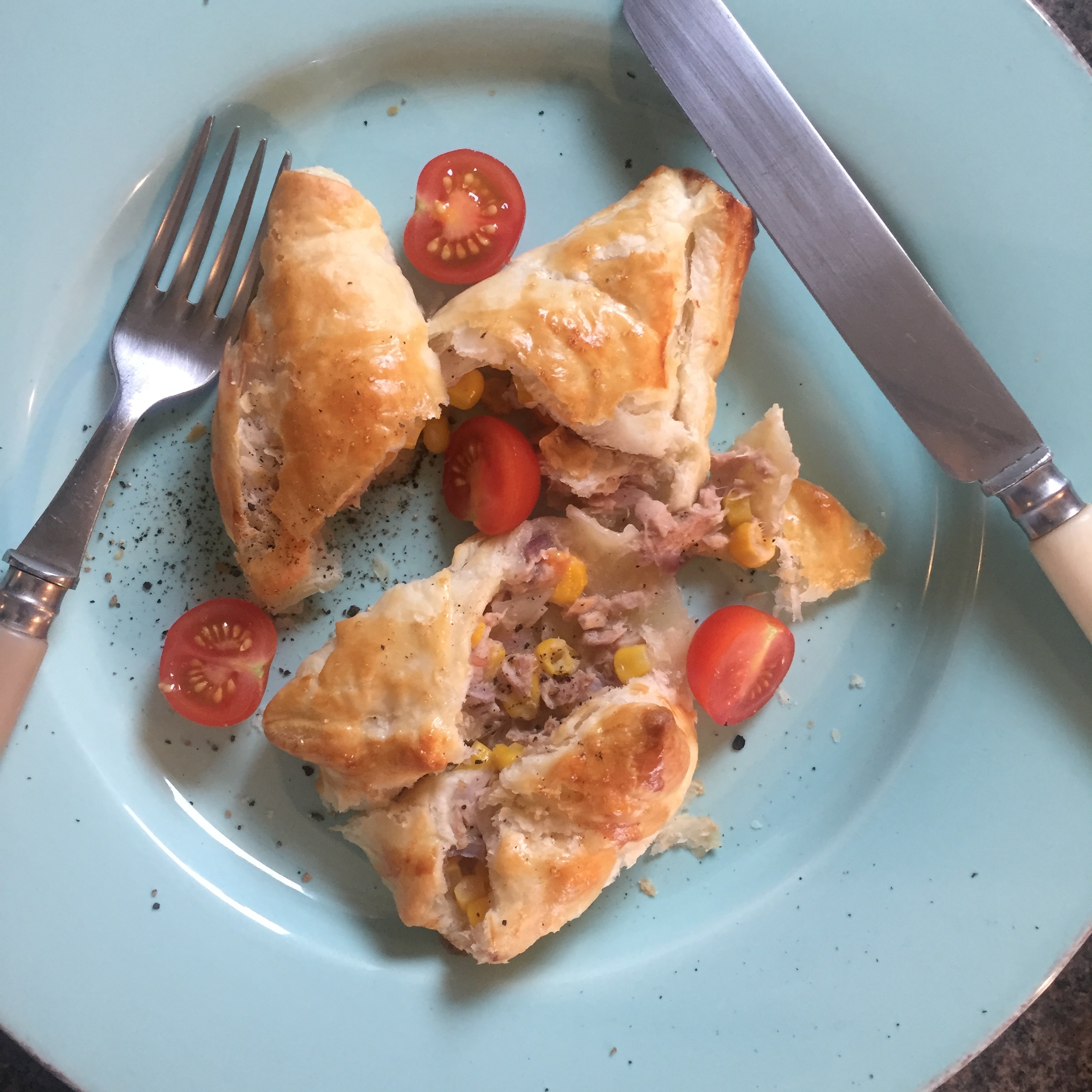 Kerrie's tuna 'envelopes'