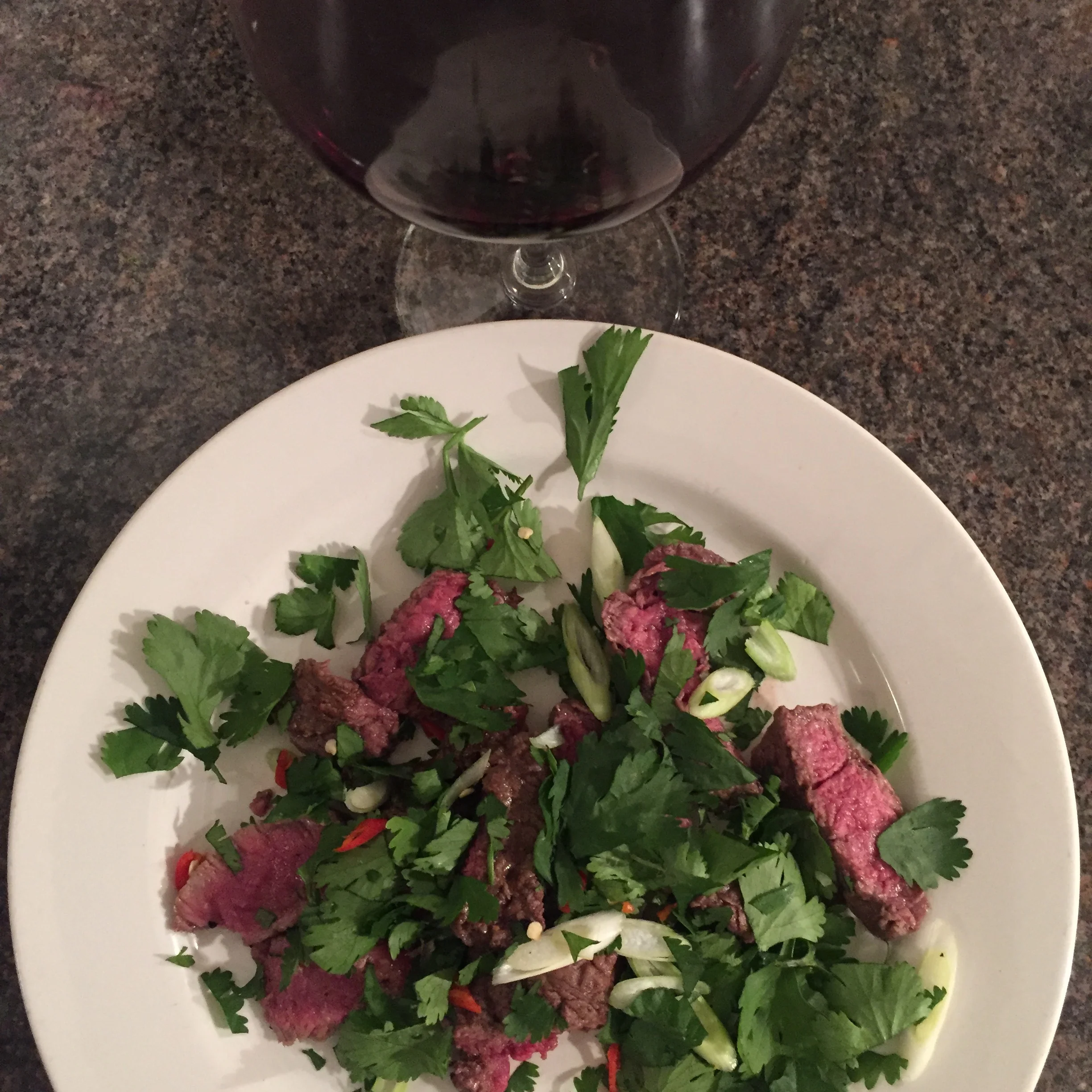 Simplest steak supper