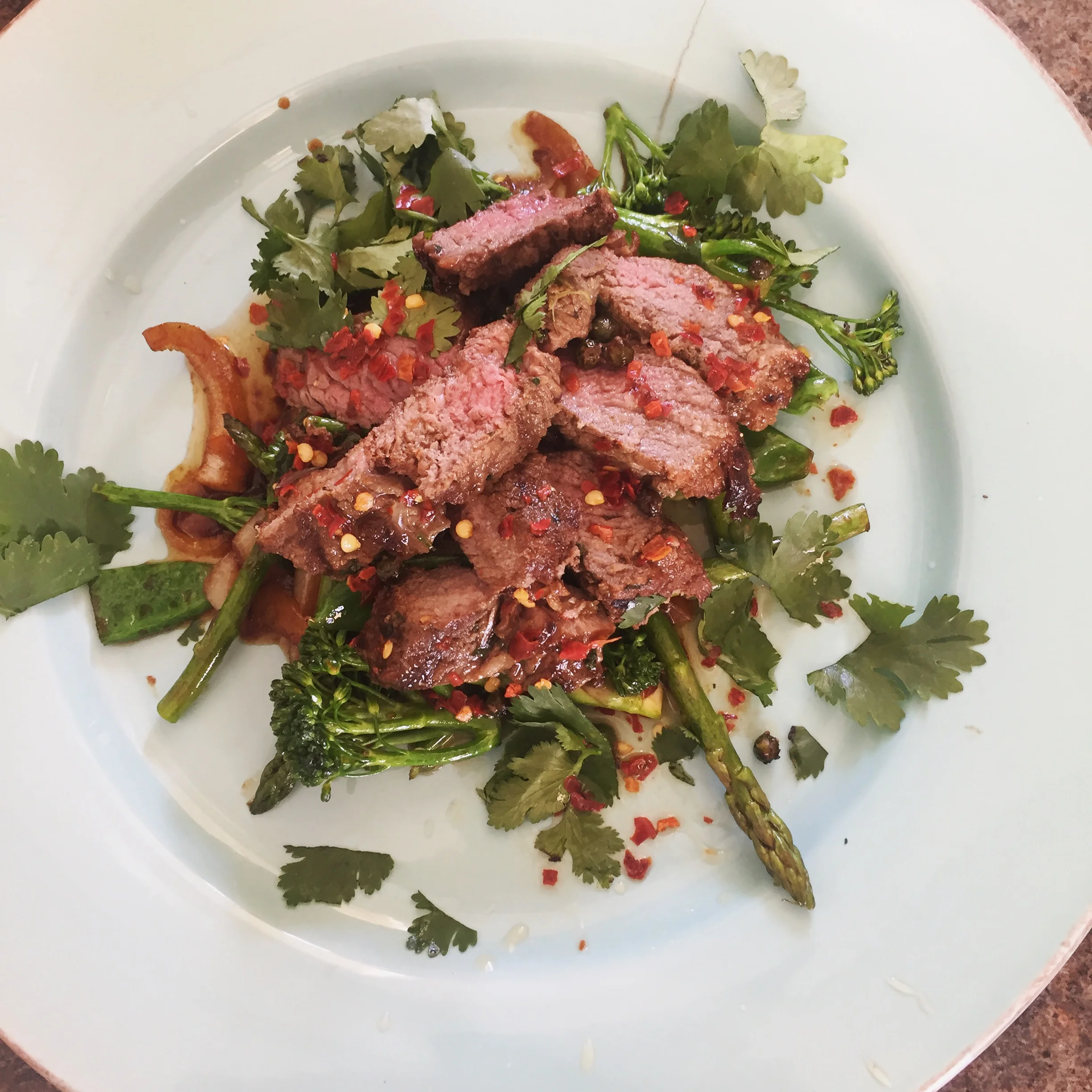 'Weeping tiger' steak