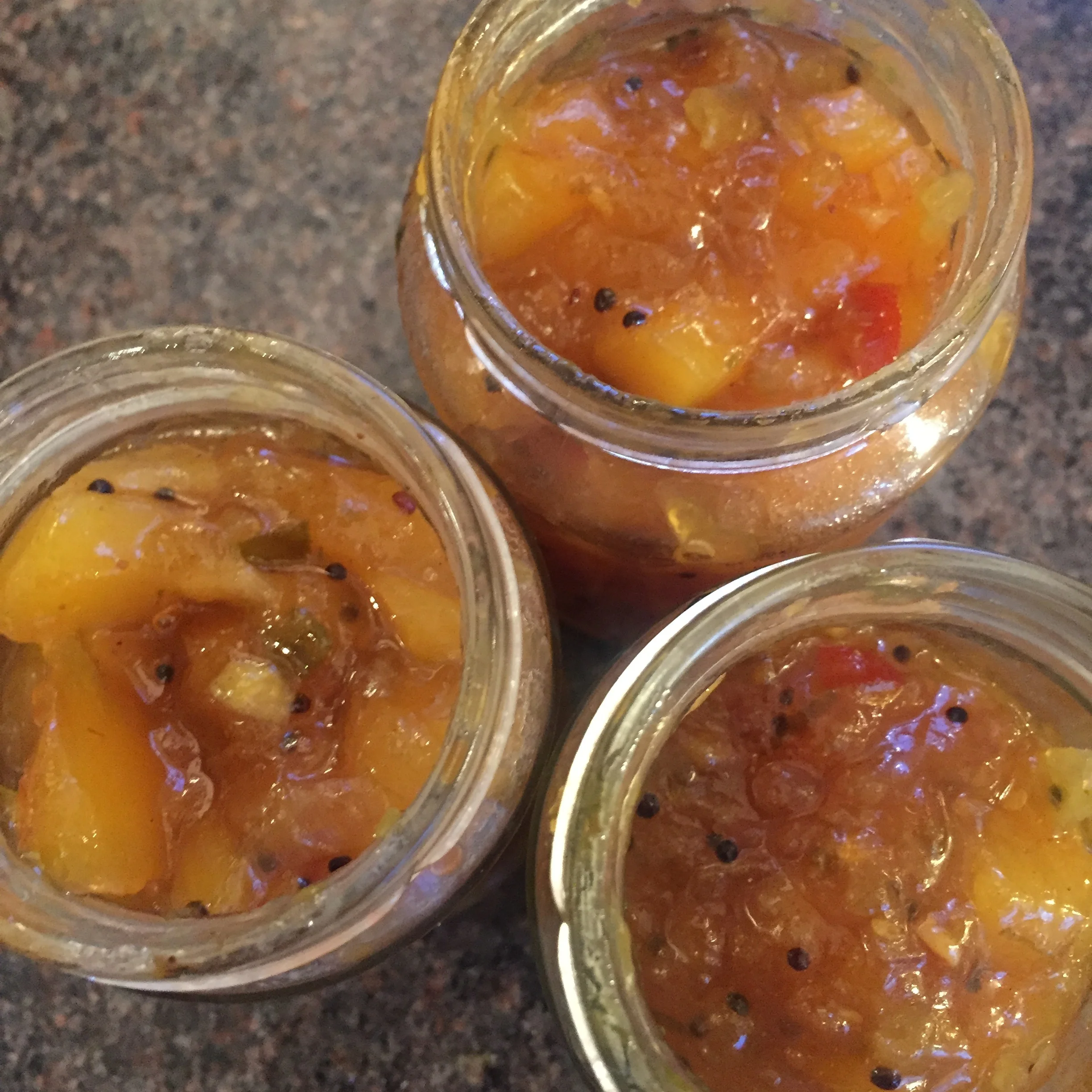 Spicy mango chutney