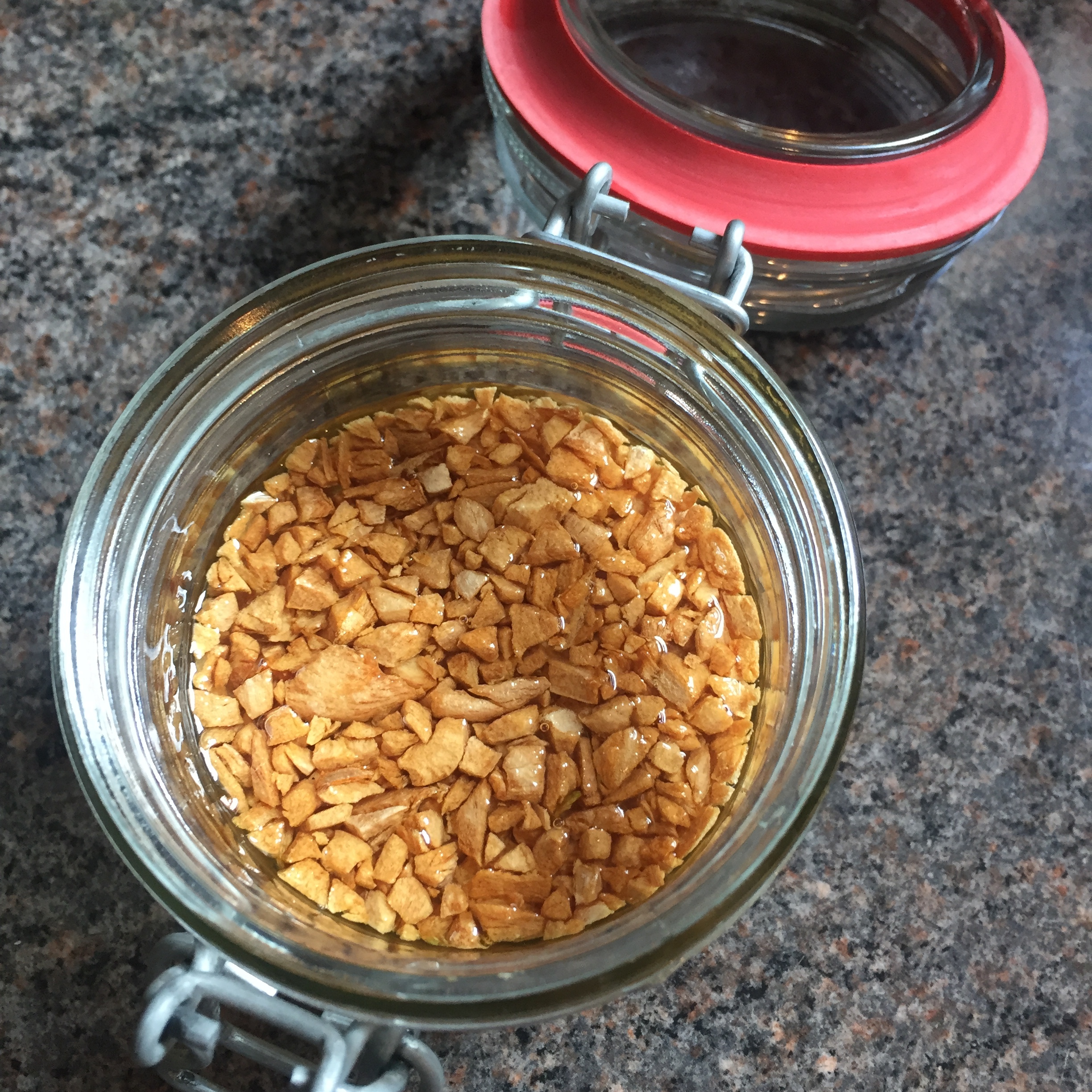 Thai crispy fried garlic