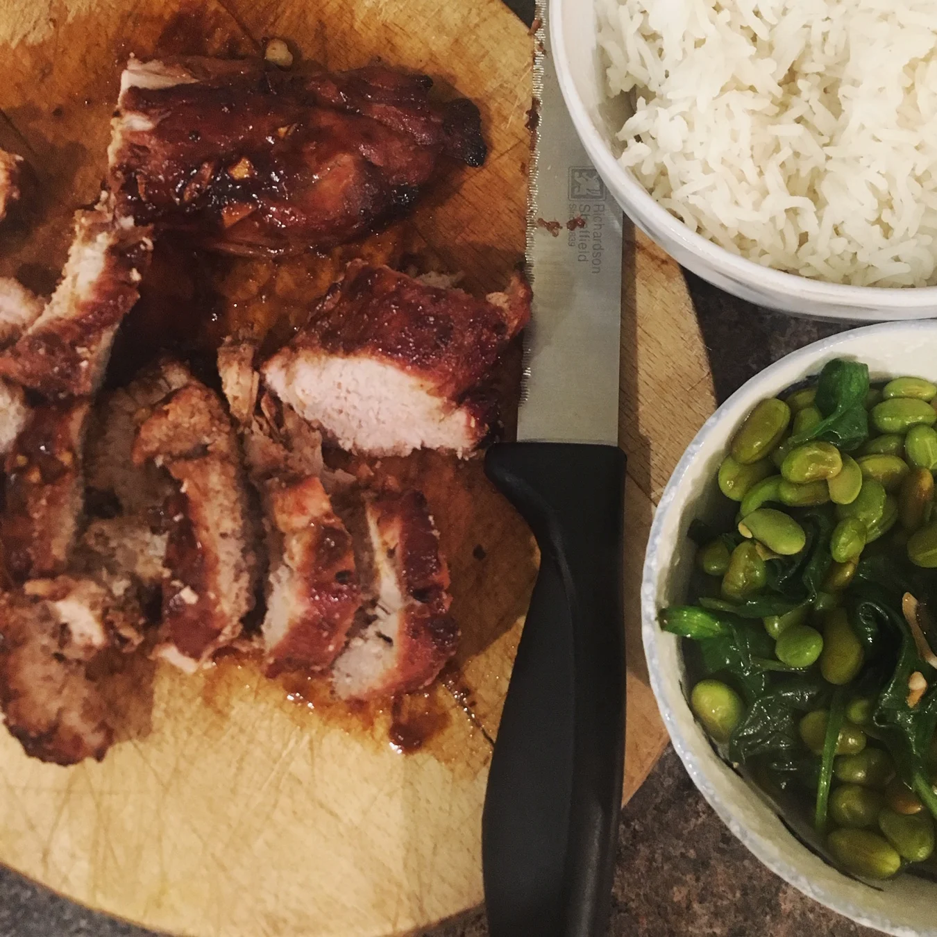 Chinese-style char siu BBQ pork