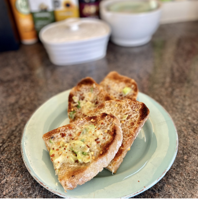 Chilli cheese on toast