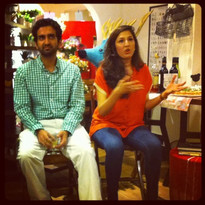 The indomitable Suchita from LBBD, with Ashmeet Kapoor, founder of I Say Organic.