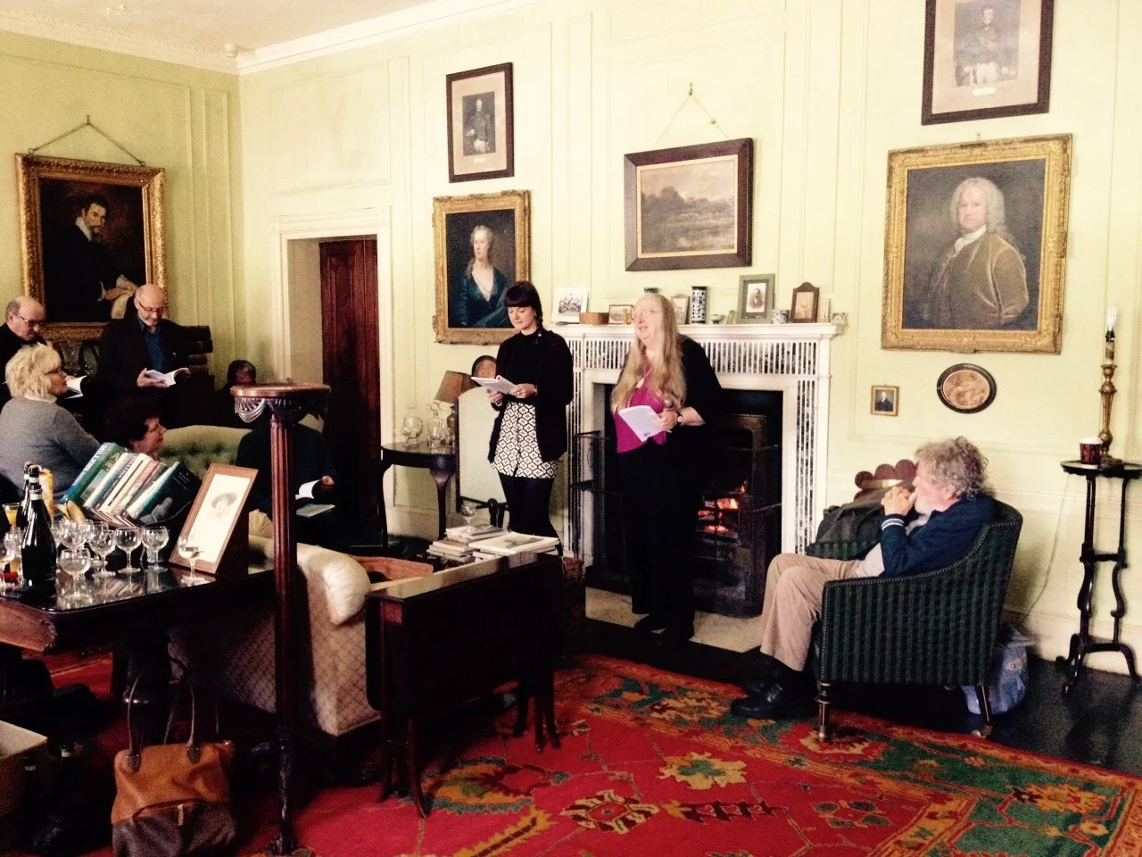 Launch of Cyphers 79 with Eiléan Ní Chuilleanáin, Strokestown International Poetry Festival, May 2015