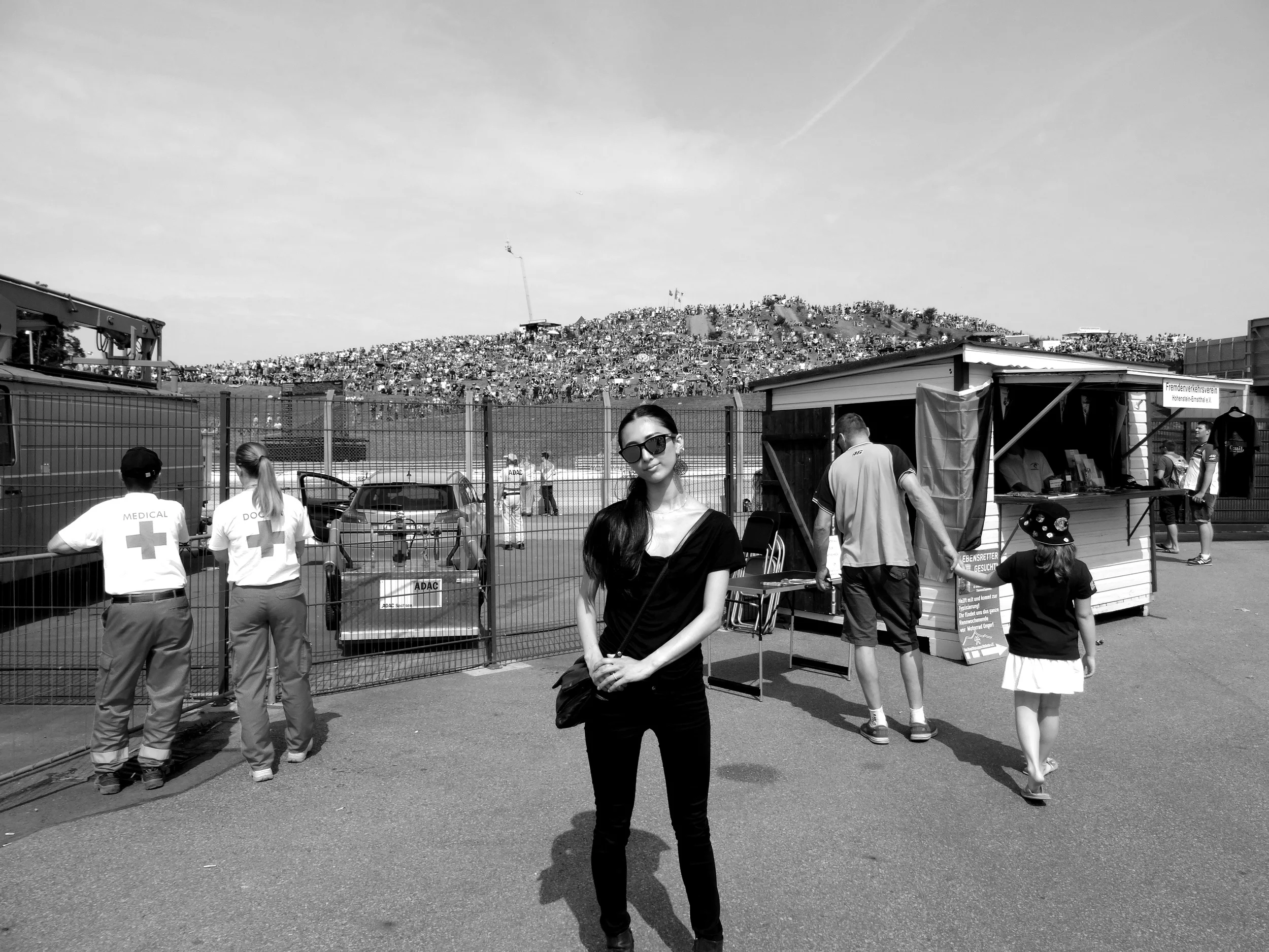 12. Juli 2015 : Am eingang von Circuit