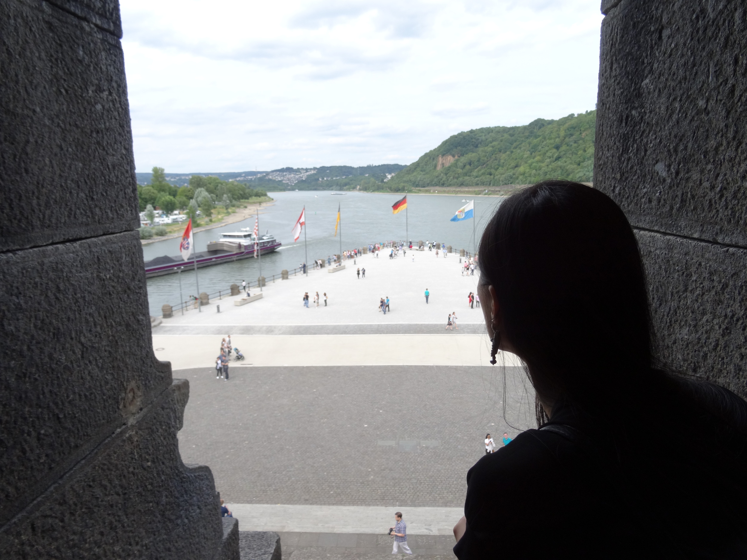26.Juli 2015 : Blick auf die Mündung