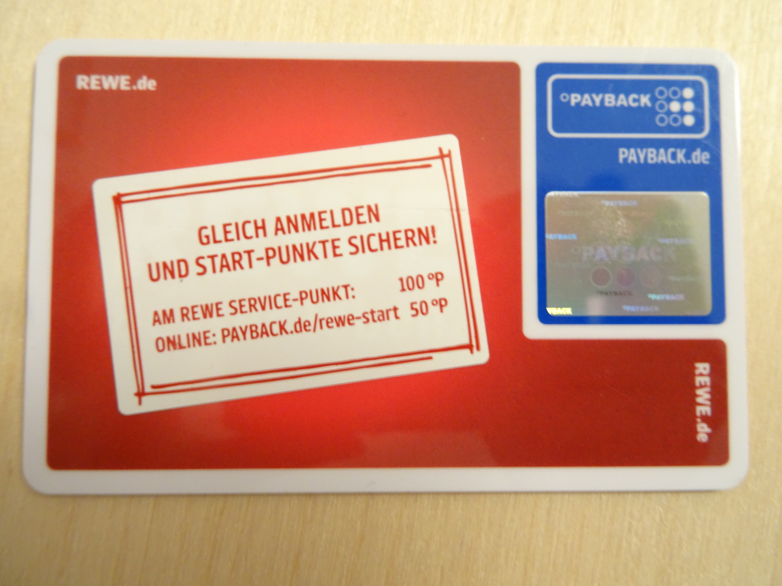 27.Nov.2015 : Das ist meine PAYBACK Karte