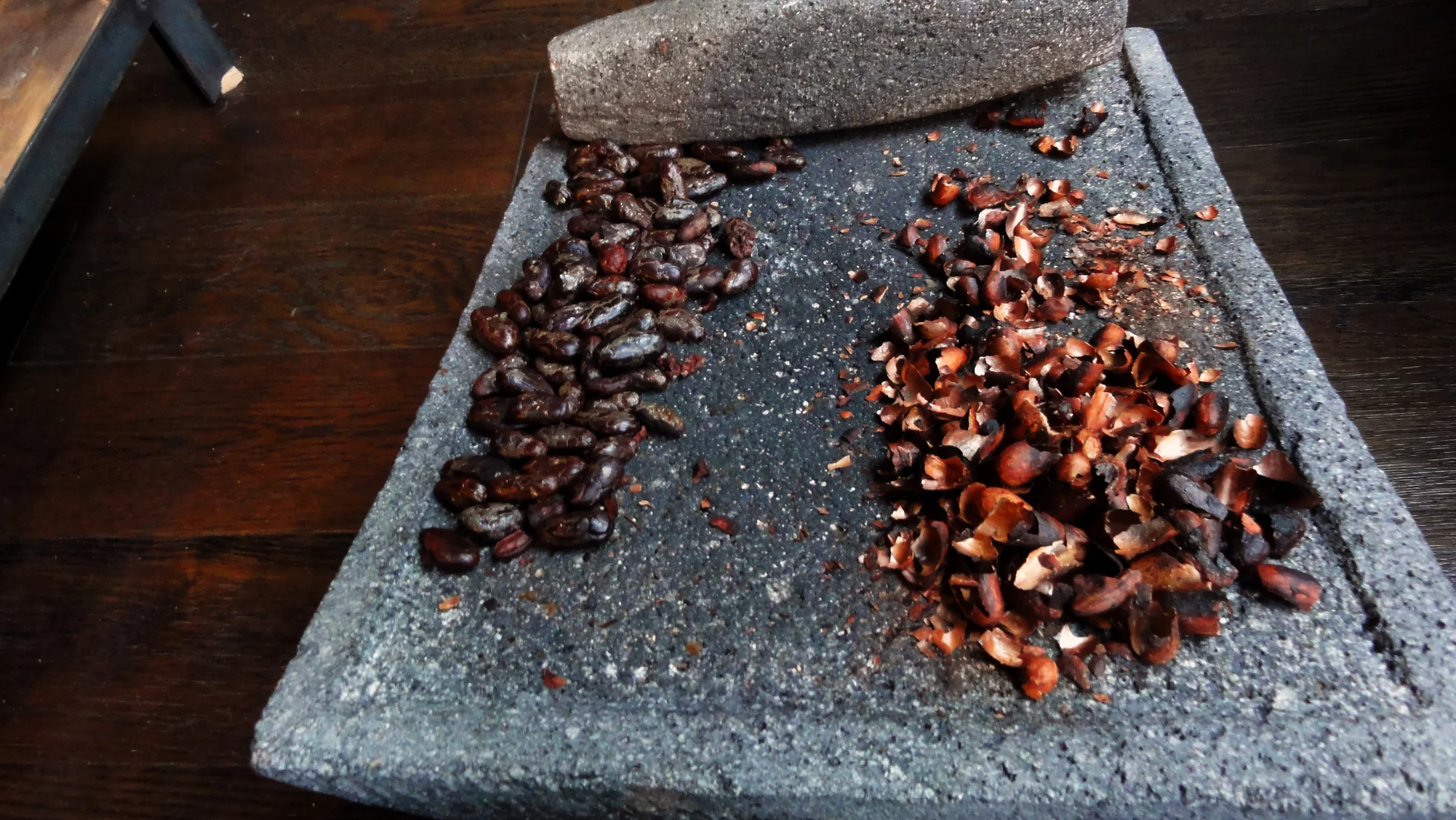A traditional metate; photo courtesy Flickr user Omar Bárcena
