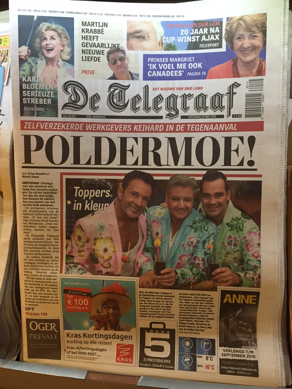 Catching up on the local goings on in Amsterdam