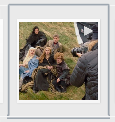 Instagram video montage of Annie Leibovitz's Vanity Fair "Game of Thrones" photo shoot.