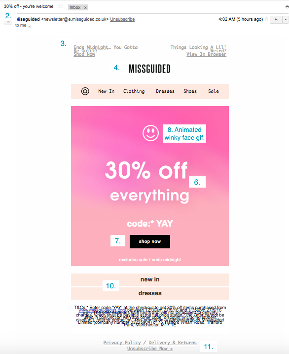 Email example.