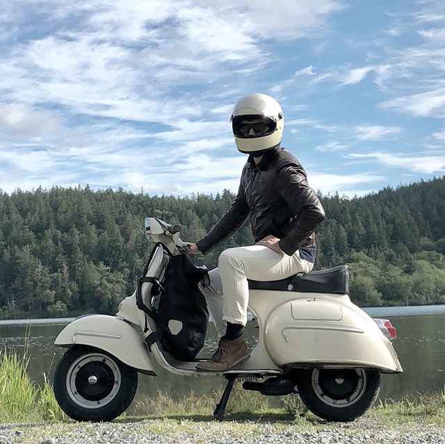 Epic Vespa road trip today! Seattle ➡️🛵San Juan Island.
#vespa #vespagl #vesparoadtrip #vintagevespa #biltwellgringo