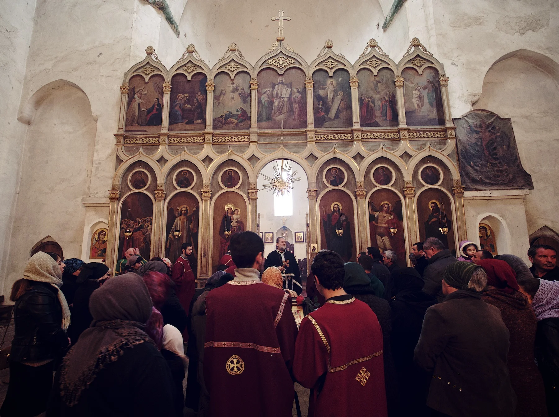 Inside Ananuri Church