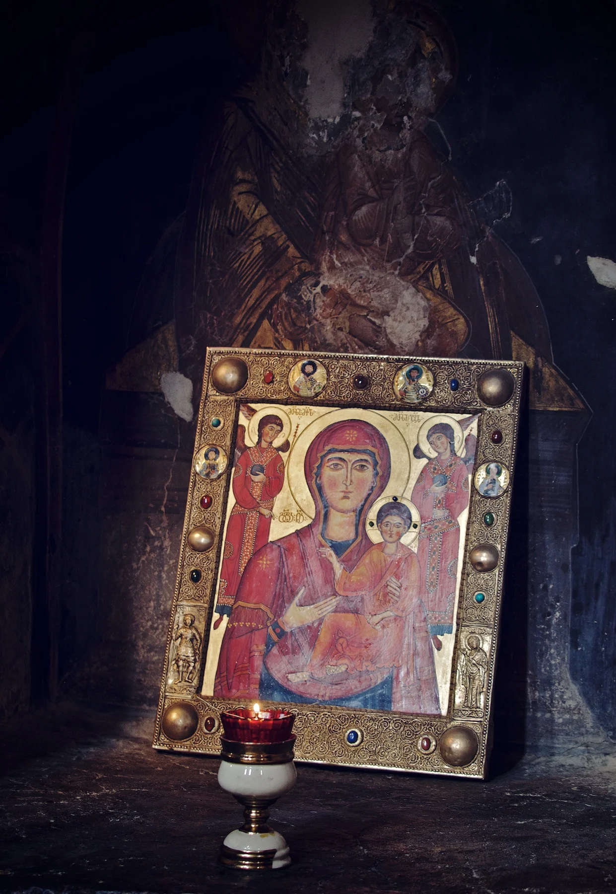 Inside Svetitskhoveli