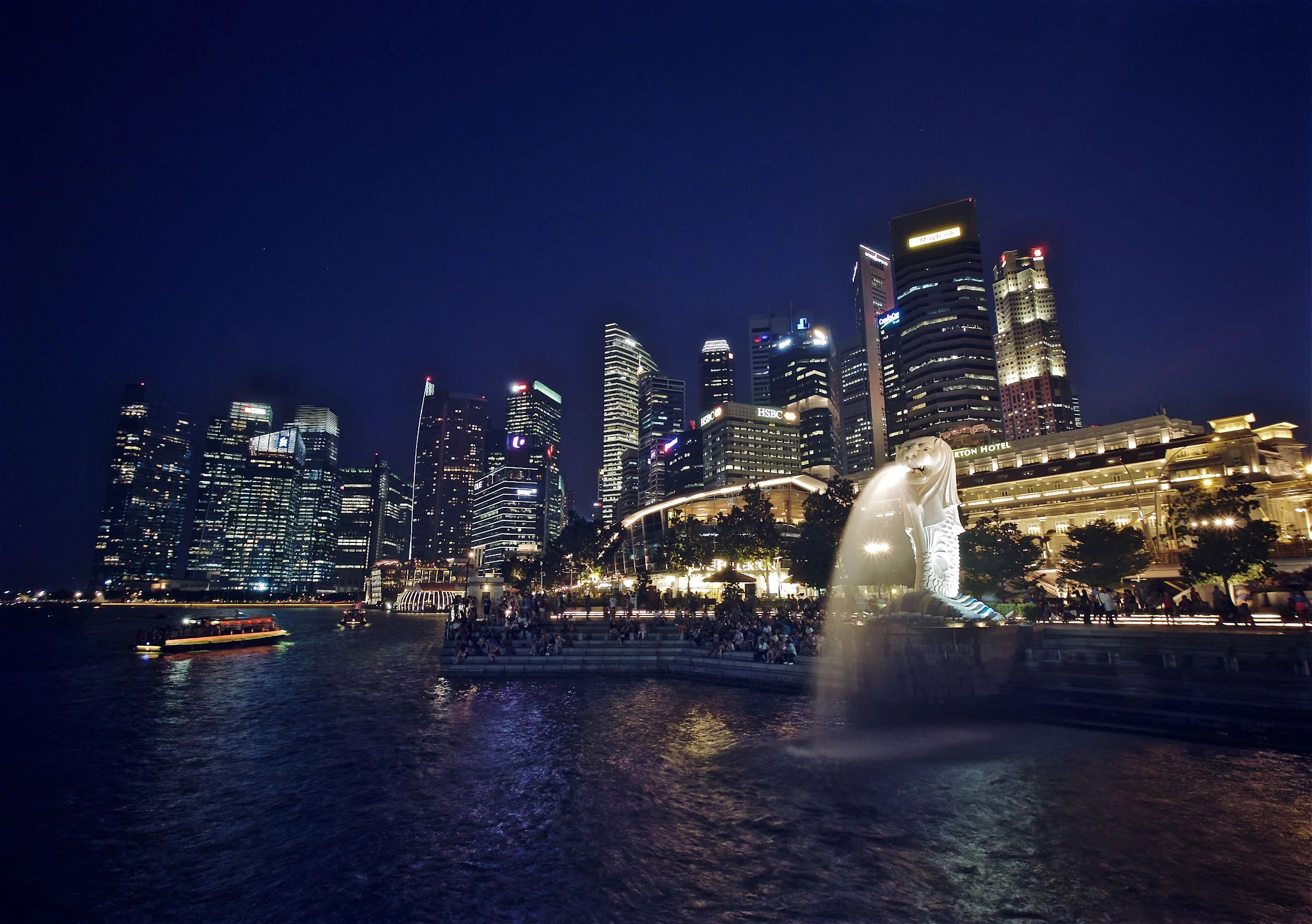 Downtown Core & Merlion