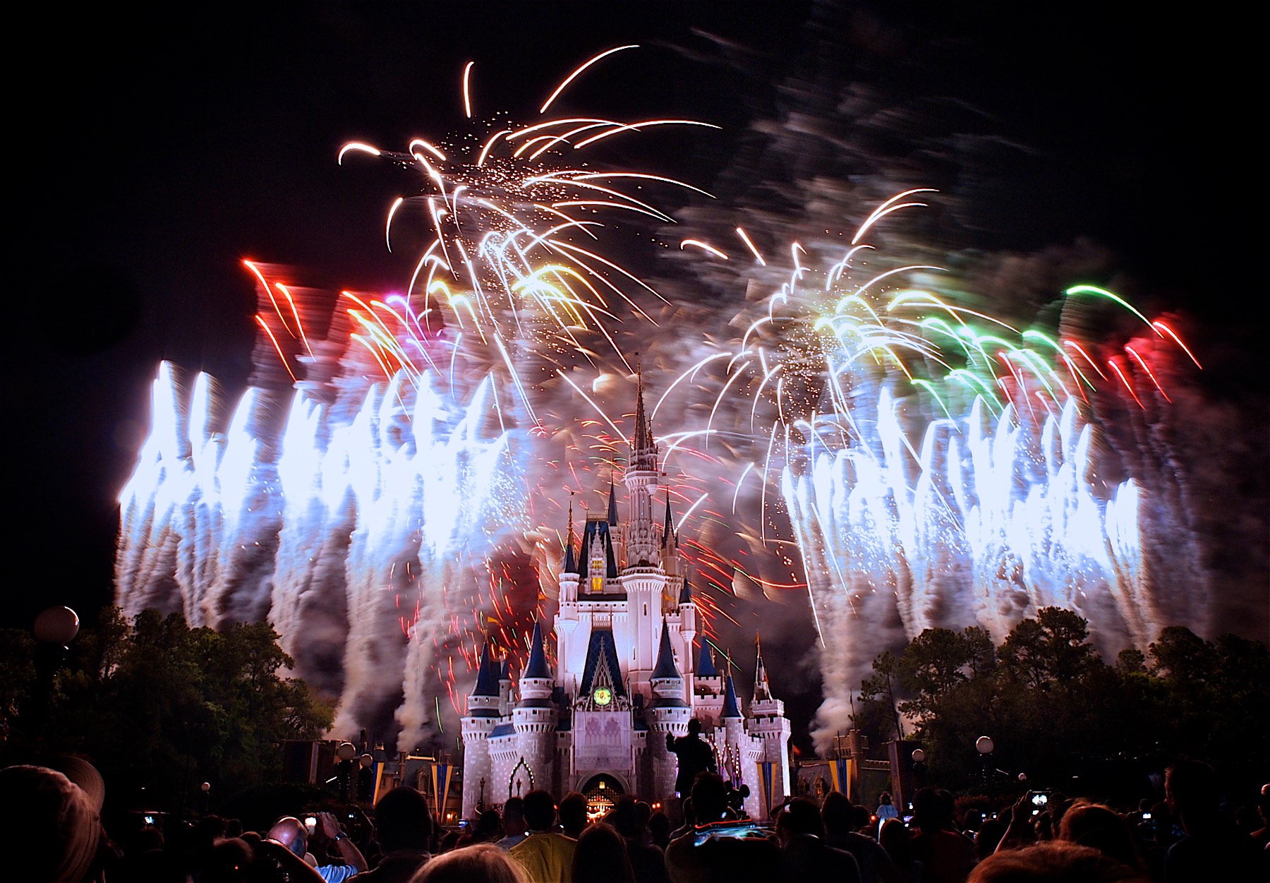 Fireworks at the Happiest Place on Earth