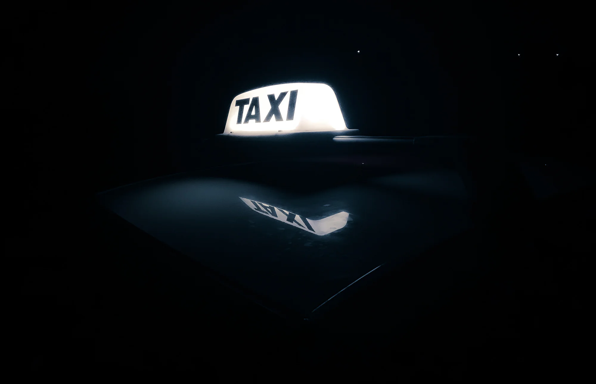 The only light