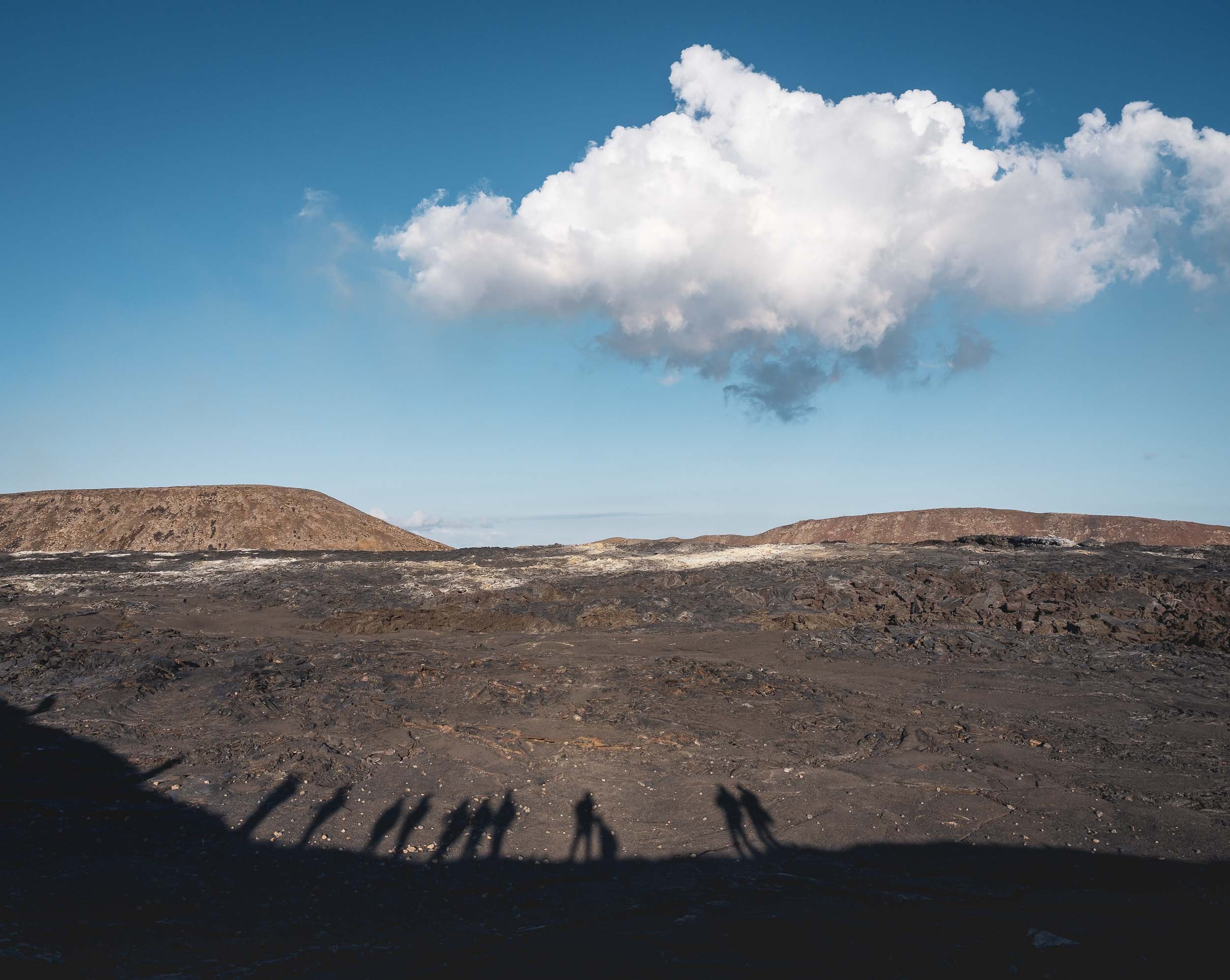 Along the Crater