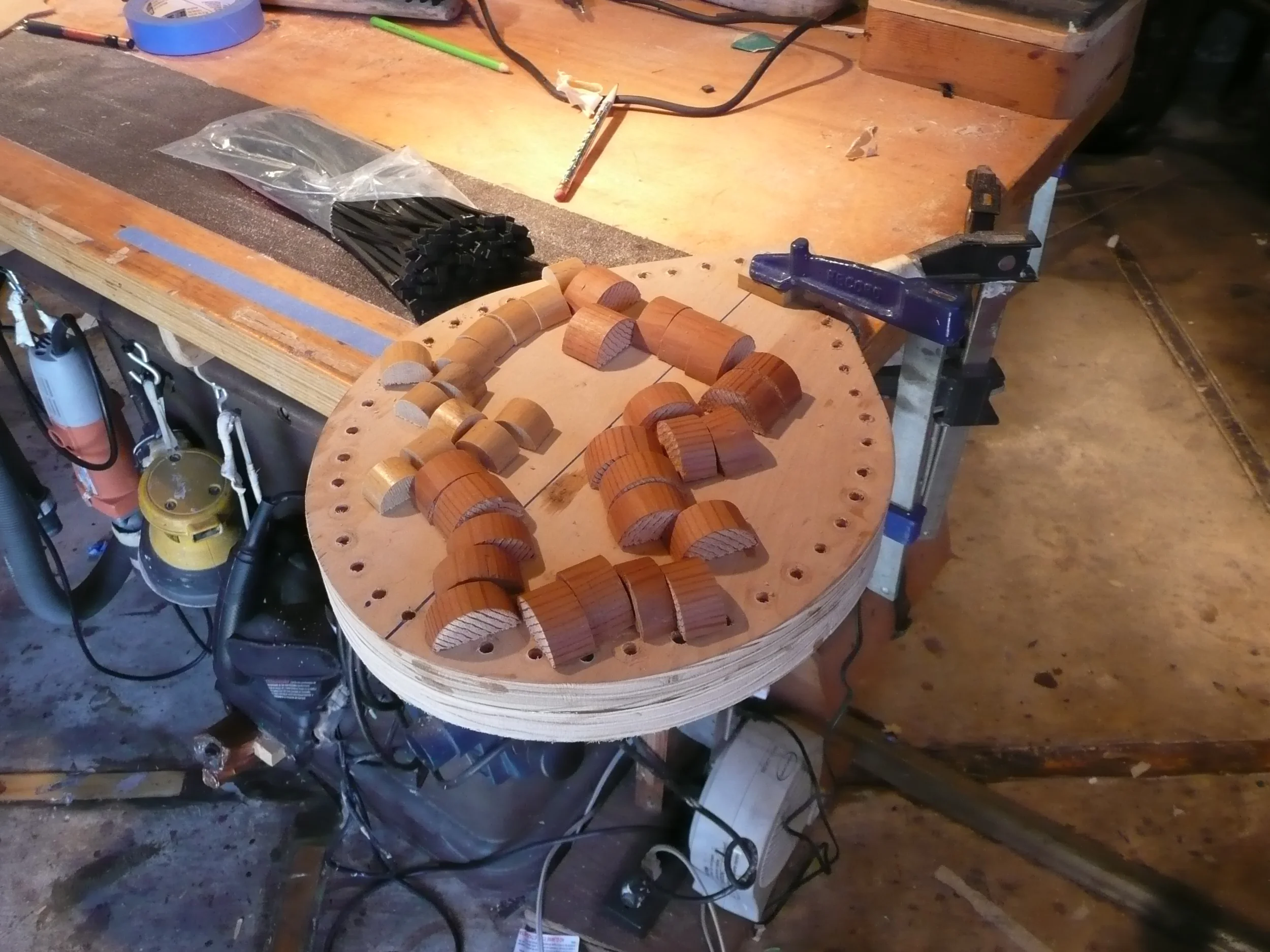  Reapplying the side jig 